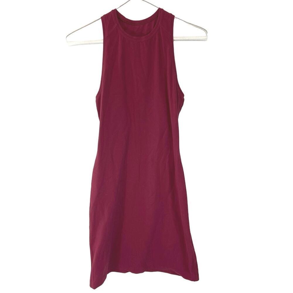 Lululemon burgundy mini dress